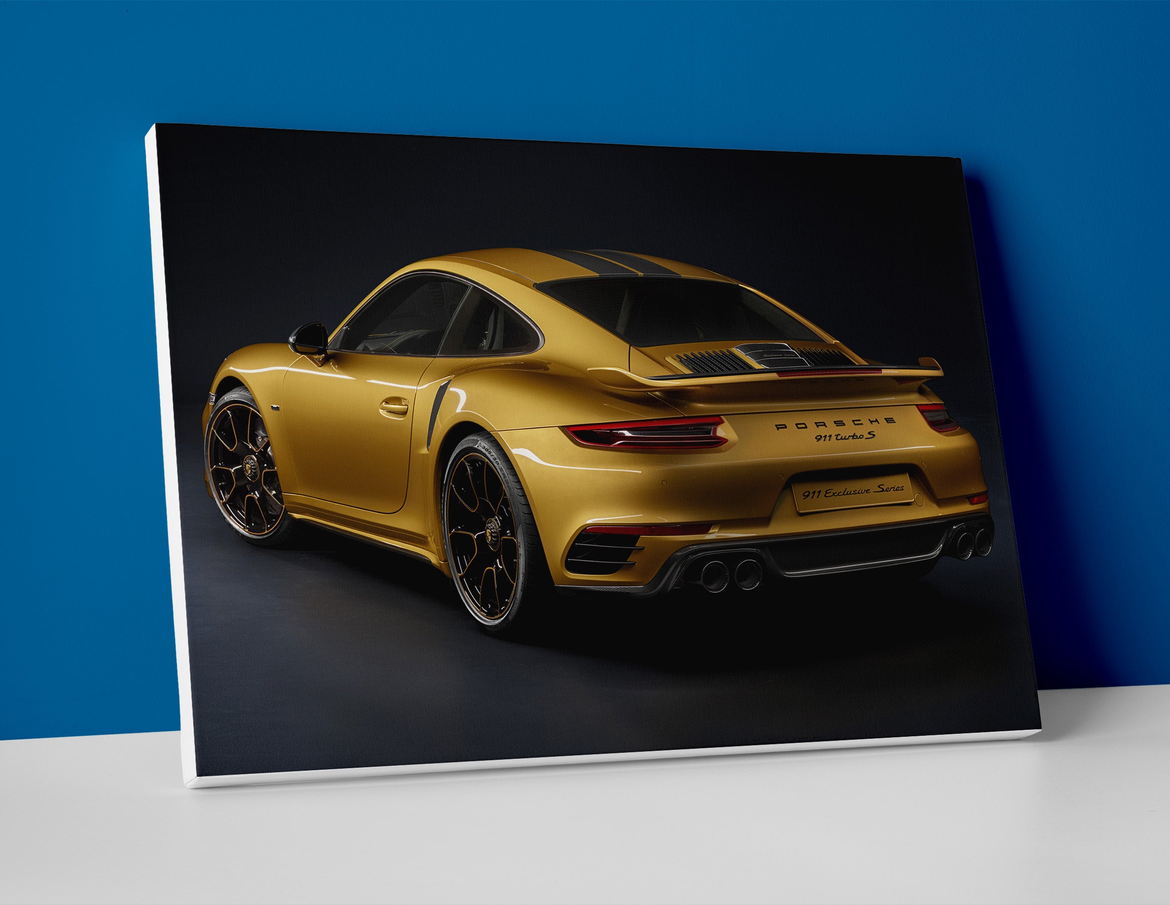 Porsche 911 Turbo Exclusive Poster canvas wall art print decor